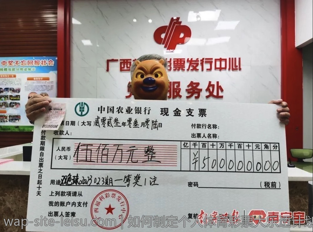 如何制定个人体育彩票大乐透计划